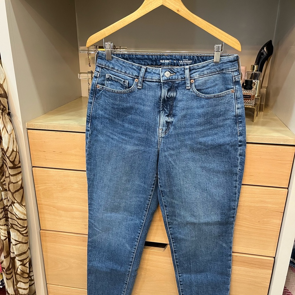 Old Navy Classic Straight Leg Jeans - Blue